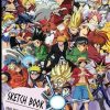 Anime Sketchbook: Blank Paper for Drawing, Doodling or Sketching, Sketch Pad for Drawing Anime Manga Comics, Anime Boy and Girl, 110 Pages of 8" x 10"