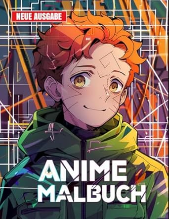 Anime Malbuch: JUMBO Malbuch für Kinder von 5-10 Jahren, Jungen und Teenager | 50+ Niedliche Anime-Illustrationen.