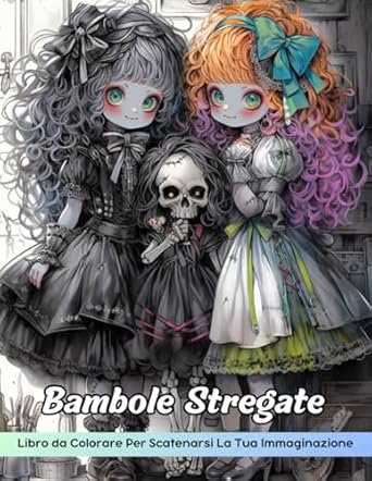 Bambole Stregate Libro da Colorare: Pagina Da Colorare Di Bambole Stregate, Disegni Spettrali E Inquietanti Per Adulti