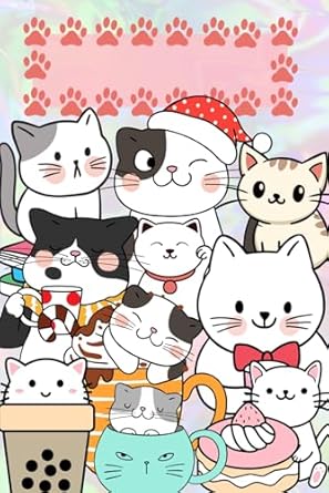 Cat gang: lined notebook 6x9 inches, 130 pages.