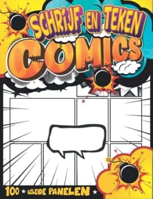 Stripkunstenaar Notebook: Reisactiviteit voor kinderen om strips te maken | Stripboeken invullen voor kinderen 8-10