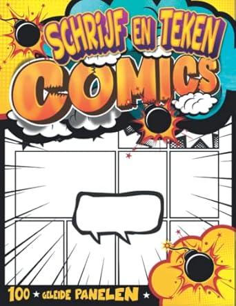 Stripkunstenaar Notebook: Reisactiviteit voor kinderen om strips te maken | Stripboeken invullen voor kinderen 8-10