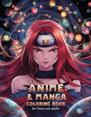 Anime and Manga Coloring Book for Teens and Adults: Experience the charm of Japanese art with dragons, snakes, and imaginative designs for teenagers