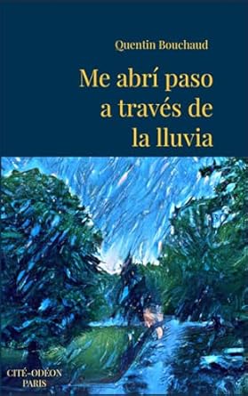 Me abrí paso a través de la lluvia