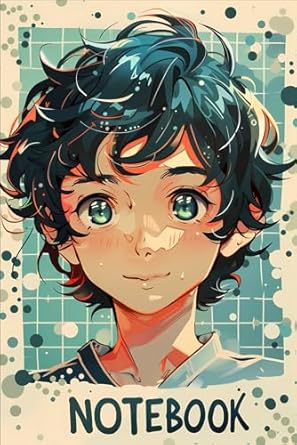 Notebook: 6x9 IN Cute Anime Boys Journal | 110 Pages.