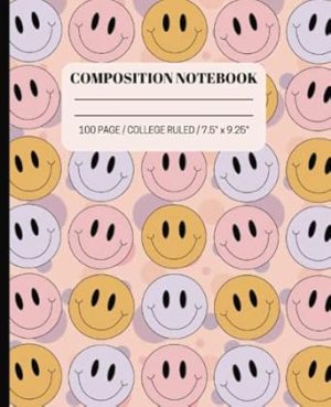 Composition Notebook: Anyone who wants a stable and trustworthy place to take notes, including professionals, students, and others, will find this notebook to be ideal..