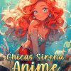 Chicas Sirena Anime Libros Para Colorear Para Adultos: Páginas de Colorear de Sirenas de Anime para Adolescentes para Reducir la Ansiedad e Inspirar Calma, Regalos para la Relajación
