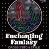 Enchanting Fantasy: Cross Stitch Style Adult Coloring Book - Color by Symbol