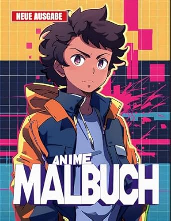 Anime Malbuch: Mit 50+ Freundlichen Anime-Malvorlagen für Kinder von 5-9 Jahren, Jungen und Teenager.