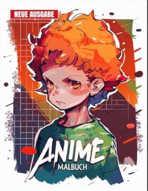 Anime Malbuch: JUMBO Malbuch für Kinder von 5-9 Jahren, Jungen und Teenager | 50+ Anime-Zeichnungen.