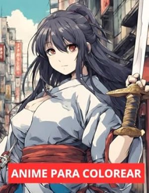 Anime para colorear 24 Pages Of Japanese Anime Characters and Scenes - Anime and Manga Art - Detailed Coloring Pages for Teens