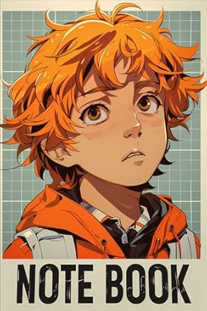 Notebook: Cute Anime Boys Journal | 6x9 IN, 110 Pages for Creative Projects.