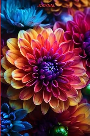 JOURNAL: A vivid colour image of beautiful flowers