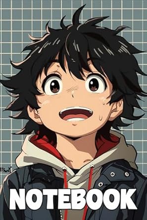 Notebook: Anime Boys Journal | 6x9 IN, 110 Lined Pages, Ideal for School.