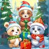 Christmas Critters: Adorable Animal Coloring Fun for the Festive Season: Furry Festivities: Whimsical Winter Animals in a Wonderland of Coloring