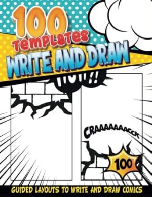 Make Your Own Journal Kit For Kids: Blank Comic Book | Teaching How to Draw Book for Kids Ages 8-12
