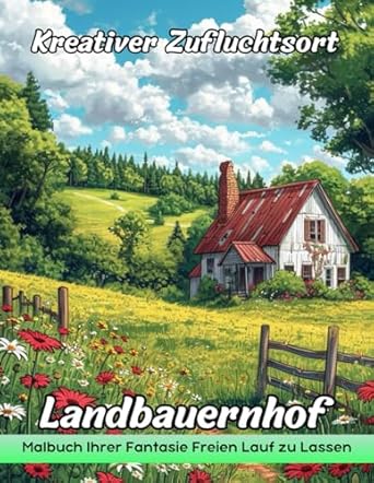 Kreativer Zufluchtsort Landbauernhof Malbuch: Creative Haven Country Farm Malvorlagen, Skurrile Designs Für Künstlerische Freude Und Ländliche Harmonie