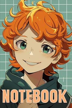 Notebook: Anime Boys Lined Journal - 6x9 IN, 110 Pages.