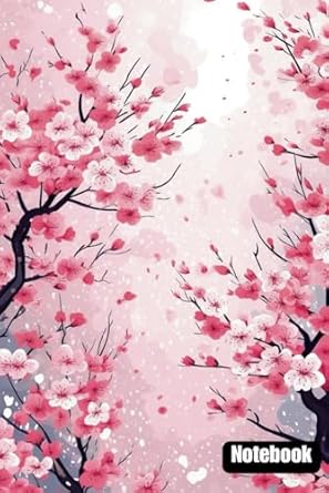 Sakura Tree Notebook: A Cherry Blossom Themed Journal, 110 Pages, Ideal for Mom, Dad, Kids, Friends & Family: Cherry Blossom Notebook
