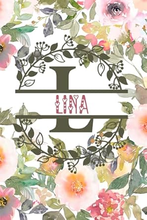 Lina: Personalized To Do List Notepad with Elegant Floral Design Cover. 120 Pages of Practicality and Charm. The Perfect Lina Name Gift, Lined ... Goals. Enhance Your Efficiency and Style