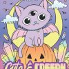 Cute & Creepy: A Fun Kawaii Coloring Book For Adults And Kids | Cute Horror Spooky Coloring Pages For Relaxation And Stress Relief