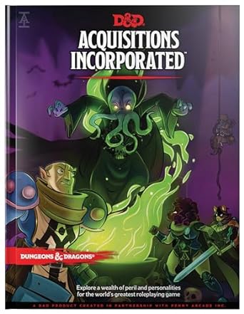 Wizards of the Coast D&D Dungeons & Dragons Acquisitions Incorporated Hardcover