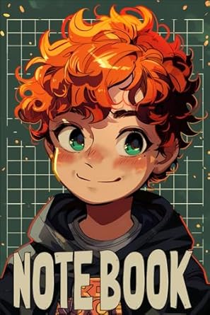 Notebook: Cute Anime Boys Journal | 6x9 IN, 110 Pages.