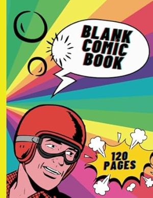 Blank Comic Book: 8.5 x 11 inch 120 pages - comic book - for kids comics