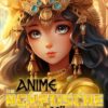 Anime Ägyptische Mädchen Malbuch