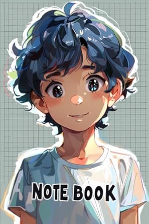 Notebook: Anime Boys Lined Journal - 6x9 IN, 110 Pages.