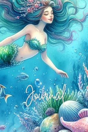 Mermaid Lined Journal