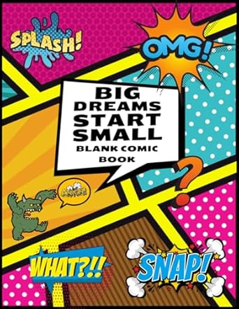 Blank comic book create your stories 120 pages: best gift for friends and family
