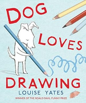 Dog Loves Drawing