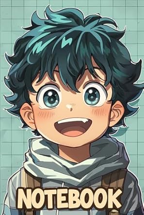 Notebook: 6x9 IN Cute Anime Boys Journal | 110 Pages.