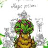 Magic potions: Coloring book