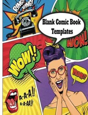 Comic Blank Pages Comic Book Blank Variety Templates Draw Your Own Comic Strips Graphic Novel Book Sketchpad For Teen Adults