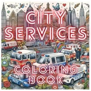 City Services: Rescue Parents Restaurant Coloring book