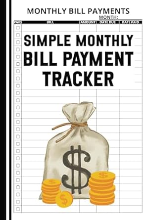 Simple Monthly Bill Payment Tracker
