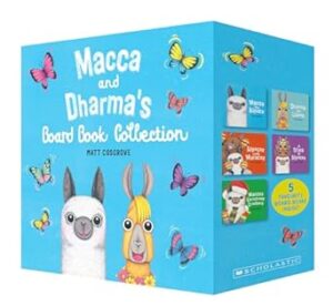 Macca and Dharma’s 5-Board Book Collection