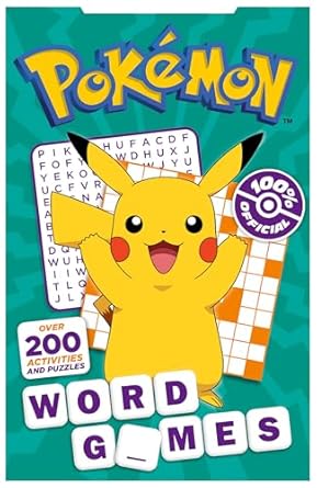 Pokemon Word Games: Over 200 Activities & Puzzles