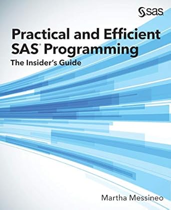 Practical and Efficient SAS Programming: The Insider's Guide
