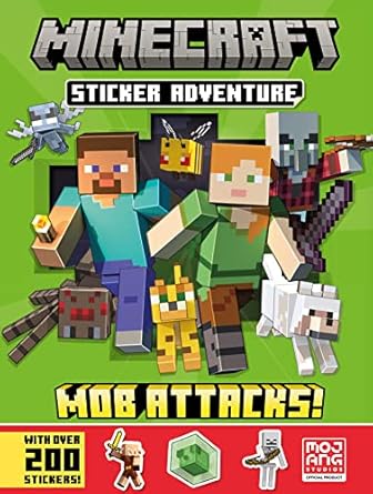 Minecraft Sticker Adventure Mob Attacks!