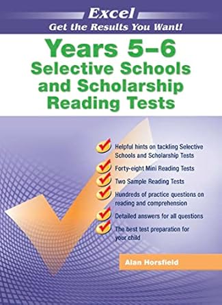 Excel Selective Schools and Scholarship Reading Tests Years 5&6