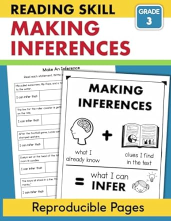 Making Inferences Grade 3 Workbook: How to Infer Using Text Evidence Reading Skill Practice Book