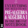 Everything You Need to Ace Pre-Algebra and Algebra I in One Big Fat Notebook