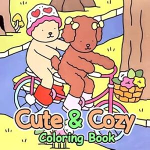 Cute & Cozy Bobbie friend Coloring book: 110 Pages of Fun Bold and Easy Bobbie Cute kawaii Creative Designs For Relaxation of Fun and Creativity for kids and adults