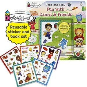 Daniel Tiger's Neighborhood Fun With Daniel And Friends - Colorforms Reusable Sticker Activity Book Clings For Toddlers 3-7