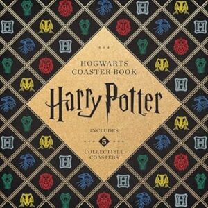 Harry Potter Hogwarts Coaster Book: Gryffindor, Ravenclaw, Hufflepuff, Slytherin