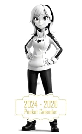 Pocket Calendar 2024-2026: Two-Year Monthly Planner for Purse , 36 Months from January 2024 to December 2026 | Standing bullet