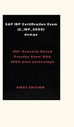 SAP IBP Certification Exam (C_IBP_2005): SAP IBP Certification Exam (C_IBP_2005) dumps